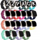 22 Pack Fitbit Versa 3 Sport Band Accessories Watchbands, 22 Color Classic Replacement Tp