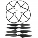Accessories 4Pcs Propellers +4 Propeller Protection Covers For Hubsan H501S H501A H501C H