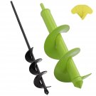 Auger Drill Bit For Planting 3""X12""+1.6""X16.5"" Spiral Drill Bit Planting Auger Bulb Plant