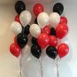 Black Red Graduation Party Supplies 2021/30Pcs White Black Red Balloons For Minnie Mouse