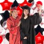 Black Red Graduation Party Supplies 2021/30Pcs White Black Red Balloons For Minnie Mouse