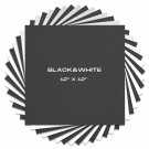 Htv Heat Transfer Vinyl Bundle Black And White 16 Sheets 12""X12"" Iron On Vinyl Suitable F
