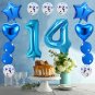40"" 14Th Number Balloon Mylar Balloon 18