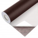 Leather Repair Patch, Brown 15.7 X 79 Inch Repair Tape For Sofas, Faux Lychee Texture Sel