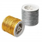 Metallic Elastic Cords Metallic Stretch Cord Ribbon Metallic Tinsel String Cord Rope For