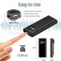 Mini Voice Recorder, 32Gb Voice Activated Recorder, 2400 Hours Recordings Capacity, 26 Ho