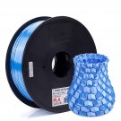 Inland Shiny Silk Light Blue 1.75mm PLA 3D Printer Filament - Dimensional Accuracy +/- 0.