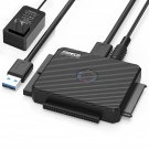 Sata/Ide To Usb 3.0 Adapter, Hard Drive Adapter Cable Converter For Universal 2.5/3.5 Inc