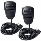 Handheld Speaker Mic With Reinforced Cable Water-Resistant (Ip 54) Shoulder Microphone Fo