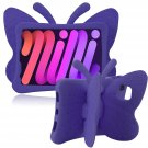 Jgy Ipad Mini 6 8.3 Pretty Butterfly Case For Kids Girl Light Safe Eva Foam Full Cover St