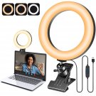 Video Conference Lighting, 10"" Selfie Ring Light With 3 Light Modes, Circle Light With 10