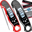 Instant Read Digital Meat Thermometer (2 Pack) Waterproof Kitchen Cooking Food Thermomete