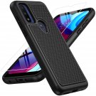 For Motorola Moto-G Pure Case Protective: Dual Layer Shockproof Heavy Duty Rugged Cell Ph