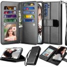 Galaxy S21 Fe 5G Case, For Samsung S21 Fan Edition/ S21 Fe 5G Wallet Case, [9 Card Slots]