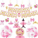 40 Pieces Ballerina Ballet Birthday Party Decorations Supplies Dancing Girls Include Birt
