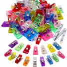 100 Pack-Upgrade Handy Holding Easier Sewing Clips Multicolor For Sewing Craft Clamps,Cra