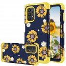 Samsung A12 Case, Samsung A32/A13 Case, Sunflower 3 In 1 Heavy Duty Hard Pc Soft Silicone
