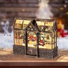 Cardinal Snow Globes,Christmas Snow Globes With 8 Music & Timer, Battery Or Usb Cable Pow
