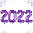 Big 40 Inch Purple 2022 Balloons - Nye Decorations 2022 Balloon Purple | New Years Eve Pa