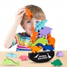 Dinosaur Toys For Kids 3-5 5-7 Year Old Boy Girl Toys,Wooden Stacking Building Toddler To