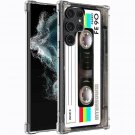 For Samsung Galaxy S22 Ultra Case Cassette Tape,Retro Vintage 80S 90S Music Cassette Mixt