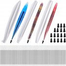 203 Pieces Pen Shape Resin Molds Set 3 Pieces Ballpoint Pen Silicone Molds With 100 Piece
