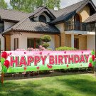 Large Watermelon Birthday Decorations -120X20 Inch, Watermelon Happy Birthday Yard Sign |