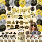 New Years Eve Party Supplies 2023, 62Pcs Happy New Year Decorations 2023 Of 2023 Happy Ne