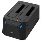 SABRENT USB 3.0 to SATA I/II/III Dual Bay External Hard Drive Docking Station for 2.5 or 3.5in HDD