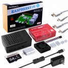 Raspberry Pi 4 8Gb Starter Kit - 64Gb Edition, Raspberry Pi 4 Case With Pwm Fan, Raspberry Pi 18W 