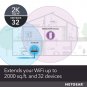 Wifi Mesh Range Extender Ex6250 - Coverage Up To 2000 Sq.Ft. And 32 Devices With Ac1750 Dual Band