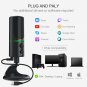 Usb Microphone, Condenser Gaming Mic For Mac/Windows/Desktop/Laptop, Plug & Play, Headphone Jack, 