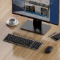 Rechargeable Wireless Keyboard Mouse, seenda Slim Thin Low Profile Keyboard and Mouse Combo with N