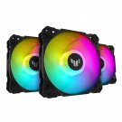 ASUS TUF Gaming TF120 ARGB Chassis Fan 3Pin Customizable LEDs Blade, Advanced Fluid Dynamic Bearin