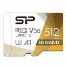 Silicon Power 512Gb Micro Sd Card U3 Sdxc Microsdxc High Speed Microsd Memory Card With Adapter Fo