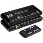 4K@60Hz 4X1 Hdmi Switch Audio Extractor With Optical Toslink Spdif/Coaxial/3.5Mm Audio Out, 4 Port