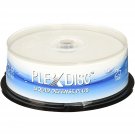 Water Resistant Glossy White Inkjet Printable Bd-R 6X 25Gb Blu-Ray, 25 Disc Spindle