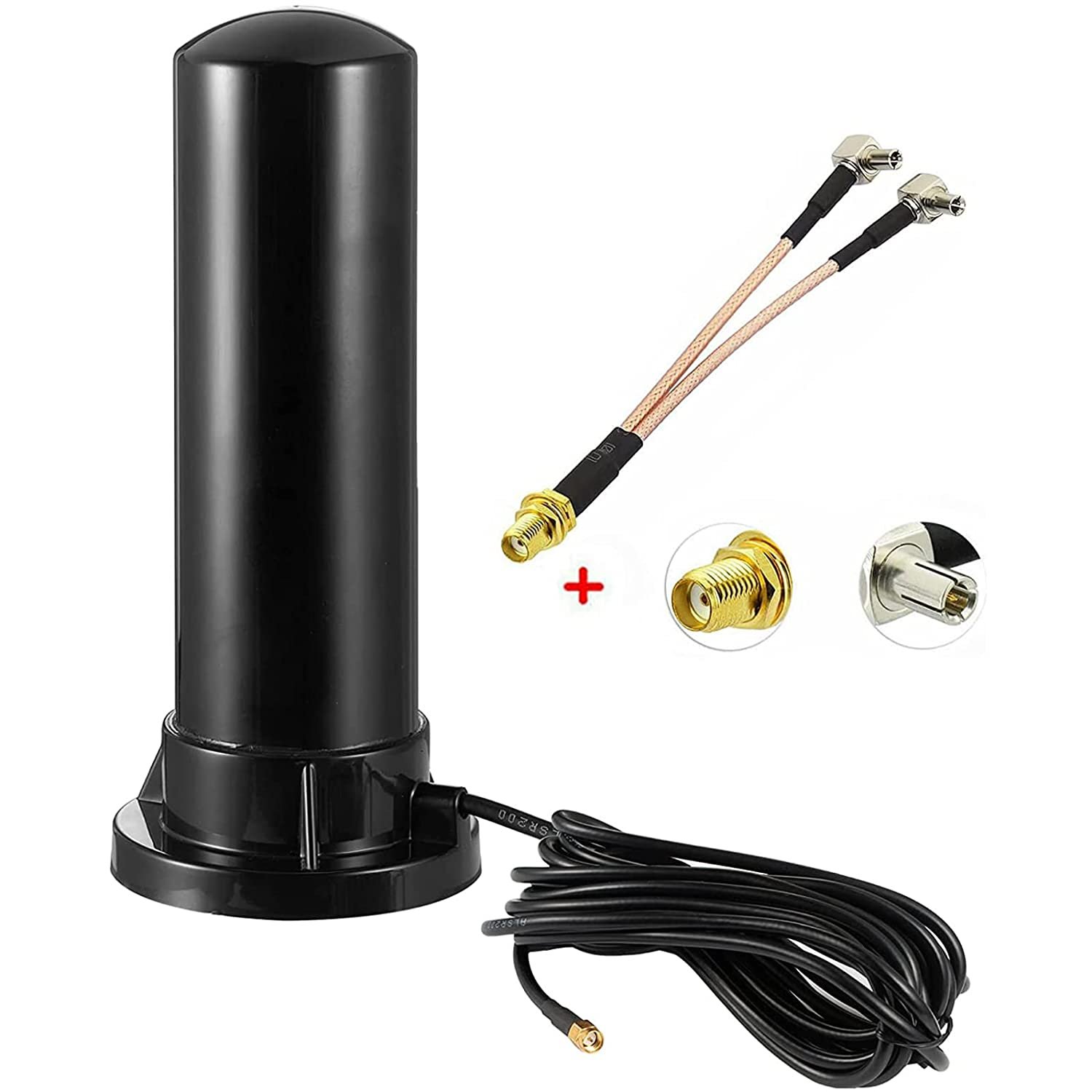 8Dbi Strengthen Magnet Base Sma Male/Dual Ts9 Cellular Antenna For Netgear Nighthawk M1 Mr1100 Ver