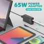 65W Surface Pro Laptop Charger For Microsoft Surface Pro 9, 8, 7+, 7, 6, 5, 4, 3, X, Windows Surfa