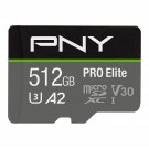 512Gb Pro Elite Class 10 U3 V30 Microsdxc Flash Memory Card - 100Mb/S, Class 10, U3, V30, A2, 4K U