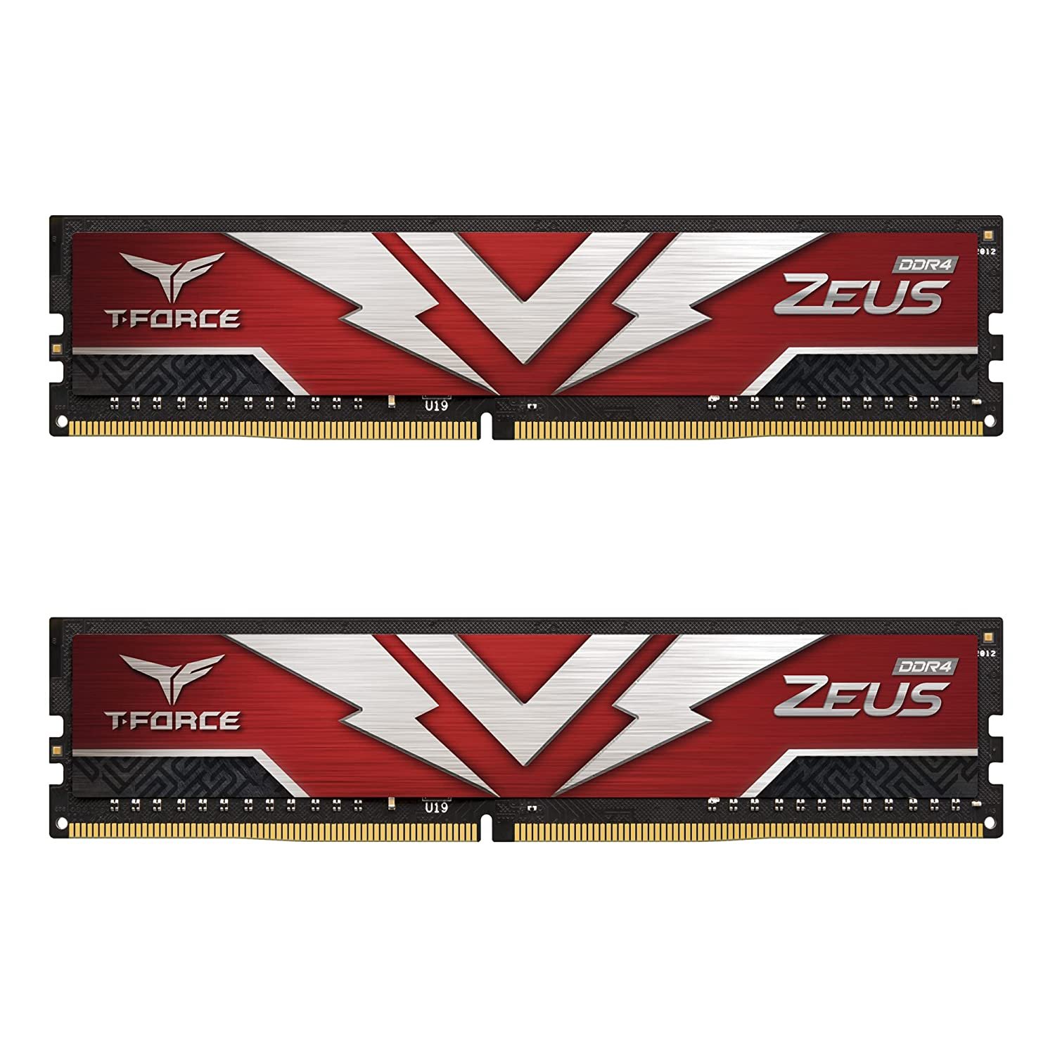 T-Force Zeus Ddr4 16Gb Kit (2 X 8Gb) 3200Mhz (Pc4 25600) Cl20 Desktop Gaming Memory Module Ram - T