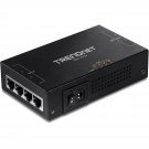 TRENDnet 65W 4-Port Gigabit PoE+ Injector, TPE-147GI, 4 x Gigabit Ports(Data in), 4 x gigabit PoE 