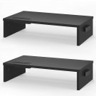 Monitor Stand Riser, 2Pack Wood Monitor Riser Stand With Storage Organizer, 16.7 Inch Desktop Ergo