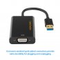 USB 3.0 to VGA Adapter (DisplayLink Chipset), CableCreation VGA to USB External Video Card Support
