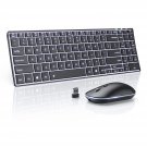 seenda Wireless Keyboard and Mouse Combo with Backlit - Rechargeable Illuminated Keyboard and Mous