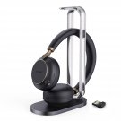 Bh76 Bluetooth Headphones Wireless With Heaset Stand Upgraded, Ms Teams Uc Compitable, Hi-Fi, Anc,
