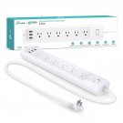 Kasa Smart Plug Power Strip HS300, Surge Protector with 6 Individually Controlled Smart Outlets an