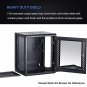 9U Wall Mount Rack Server Cabinet Data Network Enclosure 19-Inch Server Network Rack With Locking
