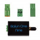 Balun One Nine V2 - Small Low-Cost 9:1 (1:9) Balun With Input Protection & Enclosure For Hf & Shor