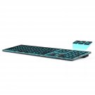 seenda Backlit Wireless Keyboard, Multi Device Bluetooth Keyboard with LED Lights for Windows PC L